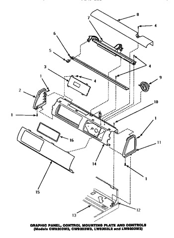 Diagram for CW9203W3 (BOM: PCW9203W3 A)