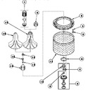 Diagram for 02 - Agitator/drive Bell/seal Kit/tub & Hub