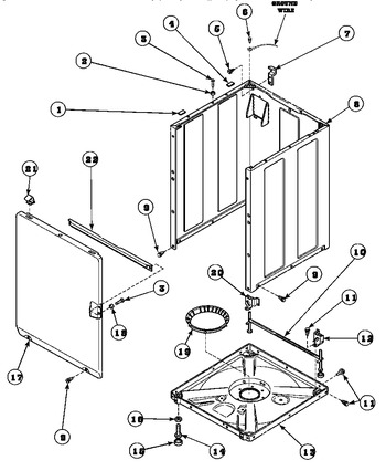 Diagram for CW9203W2 (BOM: PCW9203W2 B)