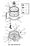 Diagram for 10 - Boot, Chassis & Drain Tub