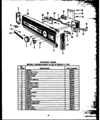 Diagram for DCR2111DOK