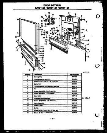 Diagram for DDW190/MN02