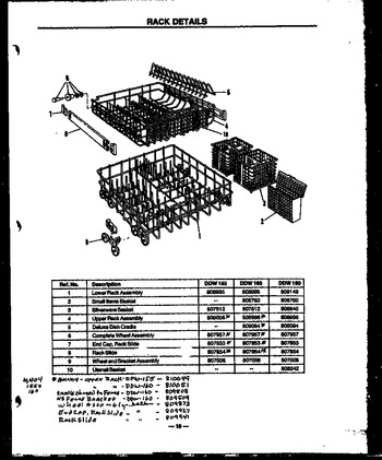 Diagram for DDW160/MN02