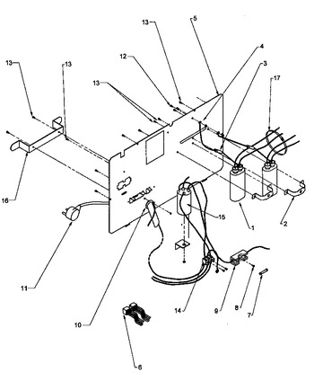 Diagram for DE1600D (BOM: P1189104M)