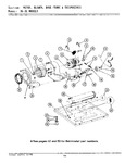 Diagram for 07 - Motor, Blower, Base Frame & Thermostats