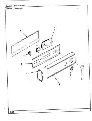 Diagram for DEM205WC