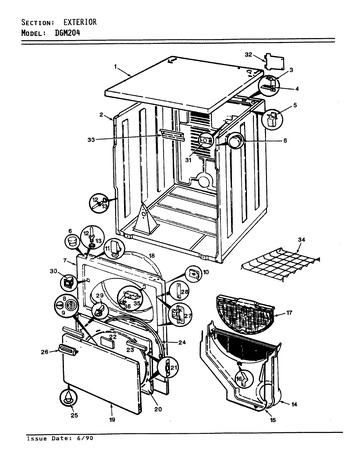 Diagram for DGM204W