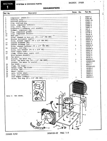 Diagram for DH18A2G (BOM: 2F68A)