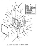 Diagram for 15 - Tub, Gasket, Float Switch & Heating Elem