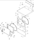 Diagram for 03 - Door And Front, Access, And Top Panels