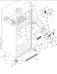 Diagram for 01 - Cabinet, Hinges, Evap Fan & Rollers