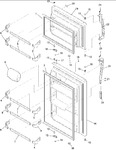 Diagram for 02 - Door Assy, Handles & Shelves