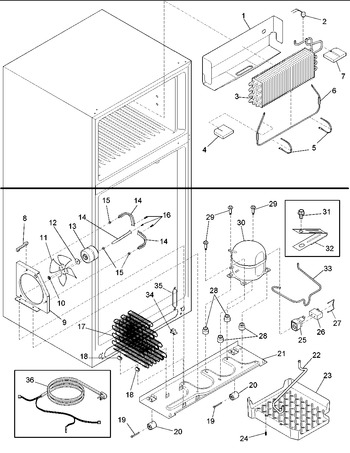 Diagram for DRT1702BW (BOM: PDRT1702BW0)