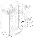 Diagram for 01 - Cabinet, Hinges, Evap Fan & Rollers