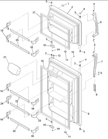 Diagram for DRT1801BW (BOM: PDRT1801BW0)