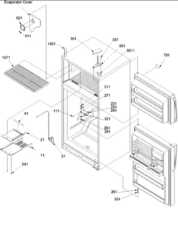 Diagram for DRT2102AW (BOM: PDRT2102AW0)