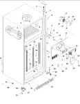 Diagram for 01 - Cabinet, Hinges, Evap Fan & Rollers