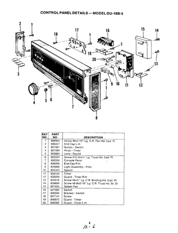 Diagram for DU18B5-D