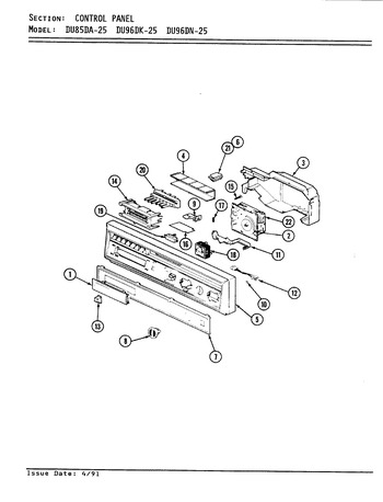 Diagram for DU85DA-25