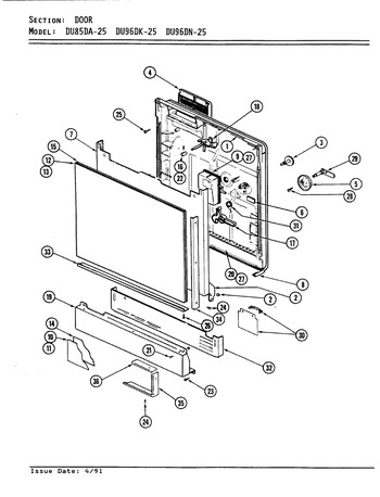 Diagram for DU85DA-25