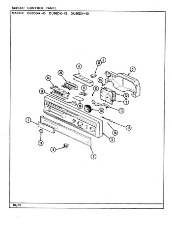 Diagram for DU85DA-45