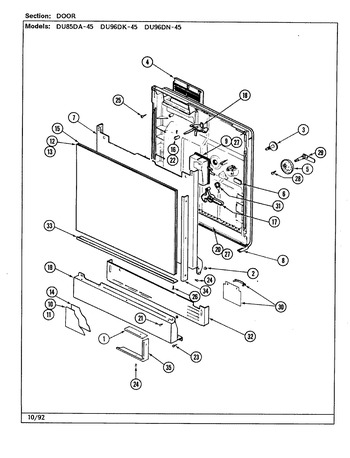 Diagram for DU85DA-45