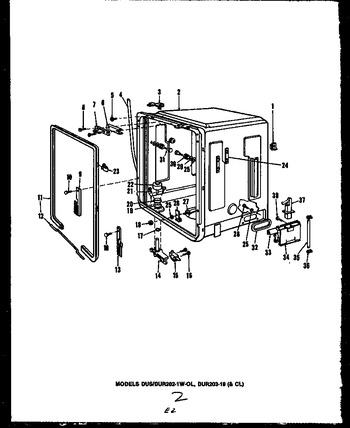 Diagram for DUR2021WOL (BOM: DUR20201WOL)