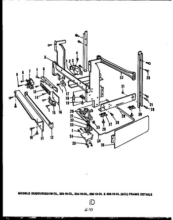 Diagram for DUR2021WOL (BOM: DUR20201WOL)