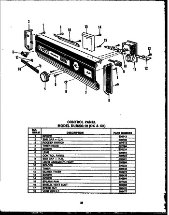 Diagram for DUR20319OK