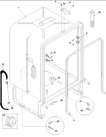 Diagram for DWA22AB (BOM: P1318621W)