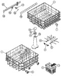 Diagram for 06 - Track & Rack Assembly (dwu7402aam)