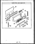 Diagram for 01 - Control Panel Parts