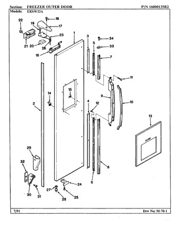 Diagram for ERSW22A (BOM: BM35C)