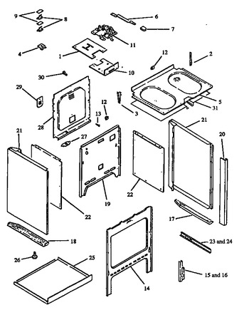 Diagram for ESK37002K (BOM: P1130965N K)