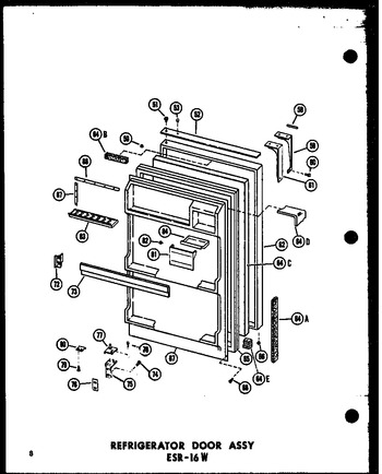 Diagram for ESR-16W-C (BOM: P6030351W C)