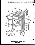 Diagram for 08 - Ref Door Assy Esrf-16w