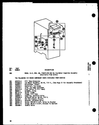 Diagram for ESRF-16W-AG (BOM: P6030352W G)