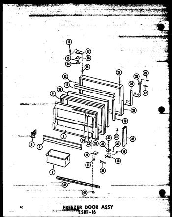 Diagram for ESRF16C (BOM: P6030303W C)