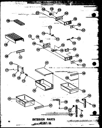 Diagram for ESRF16C (BOM: P6030303W C)