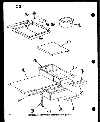 Diagram for ESRFC16D (BOM: P7464508W)