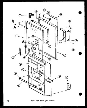 Diagram for ESRFC516D (BOM: P7395312W)