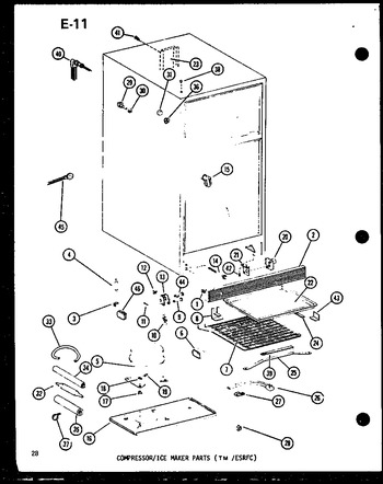 Diagram for ESRFC14E (BOM: P7464512W)