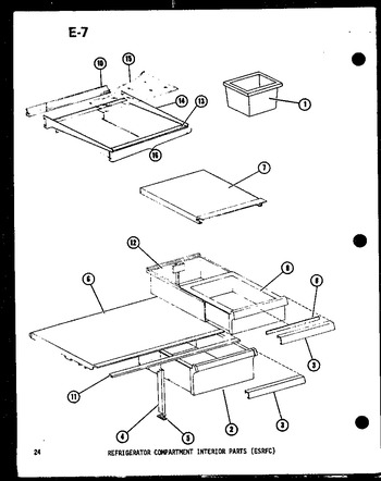 Diagram for ESRFC14E (BOM: P7464512W)