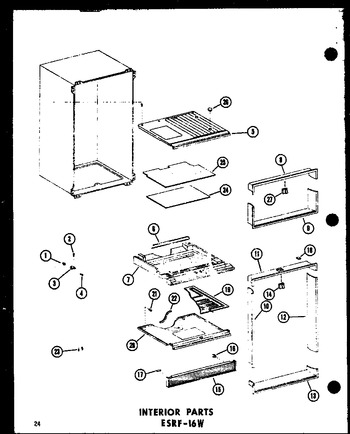 Diagram for ESRFC316B (BOM: P7350002W)