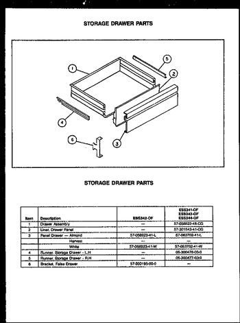 Diagram for ESS343-OF (BOM: ESS3430OF)