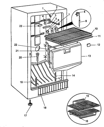 Diagram for ESUF17HW (BOM: P1179606W W)