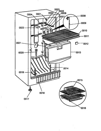 Diagram for ESUF17JW (BOM: P1179620W)