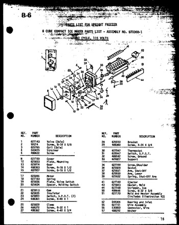 Diagram for ESUF16C-A (BOM: P6034562W A)