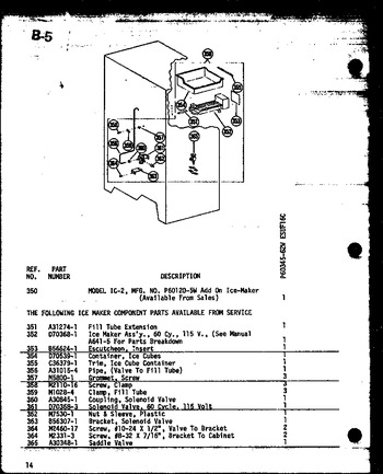 Diagram for ESUF16C-A (BOM: P6034562W A)