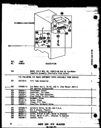 Diagram for ET16N (BOM: P6030365W)